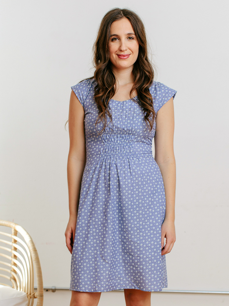 Artsy Traveler Dress Chambray